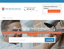 Tablet Screenshot of nbc-beveiliging.nl